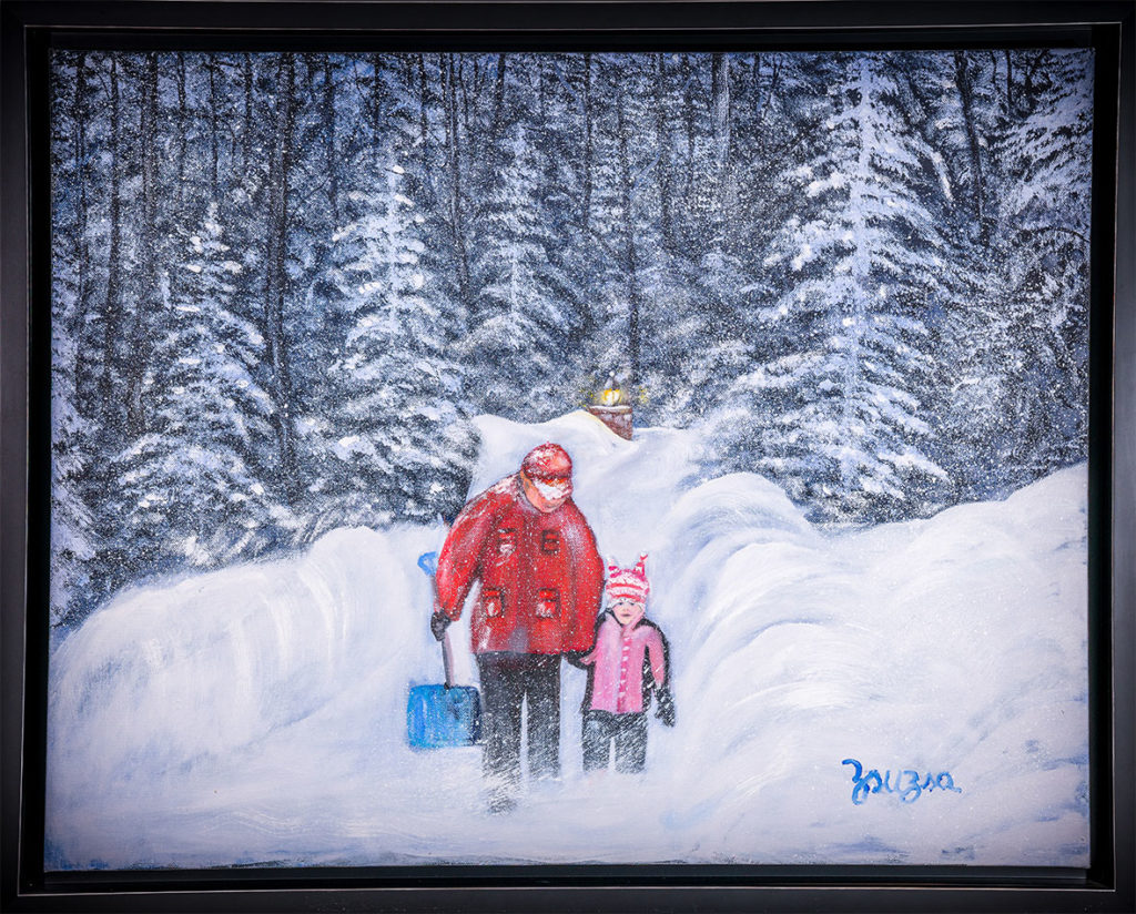 Ste Anne des Lacs fun with Alexis Susan Painting